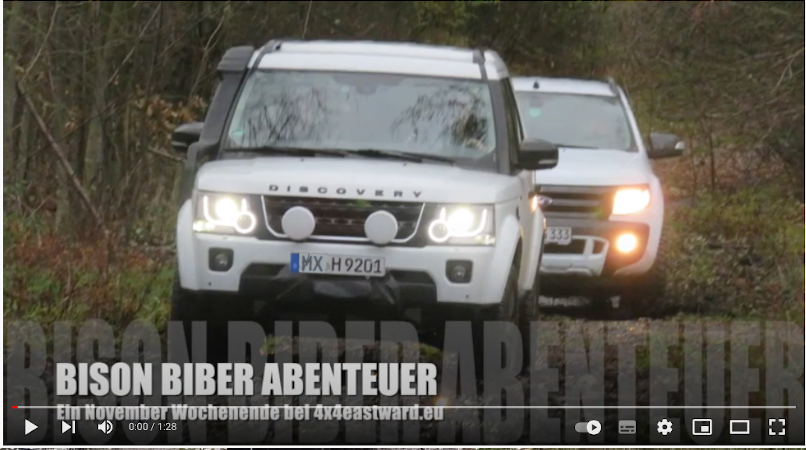 Kleine Offroadergruppe in Westpolen