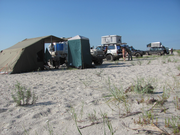 Campen am Strand