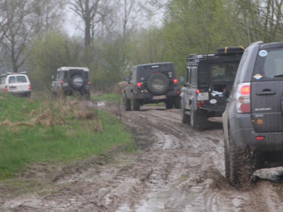 Ostergruppe 4x4 fahren durch Westpolen